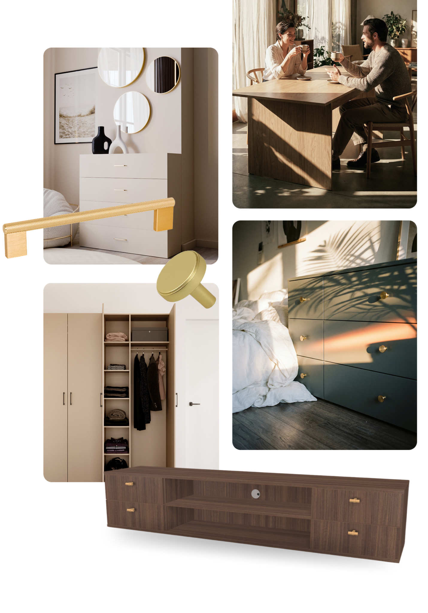 Kolaż zdjęć i produktów meble.pl